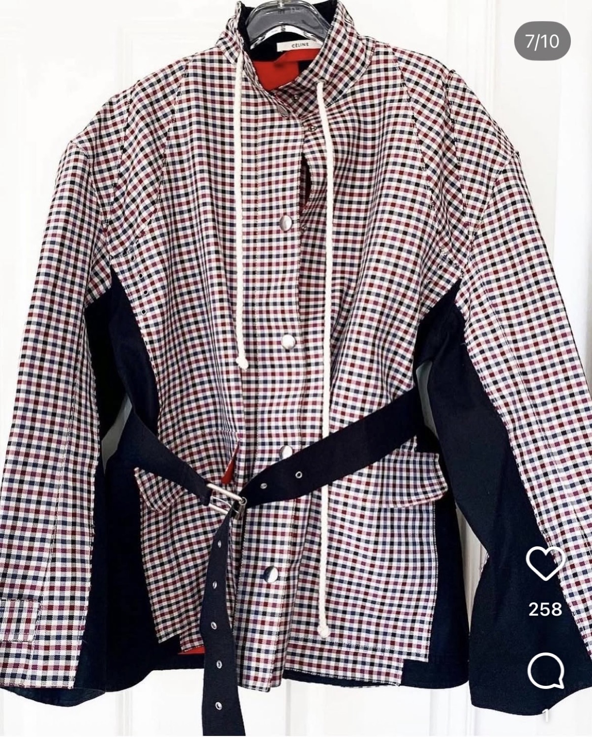 Mackintosh de cuadros